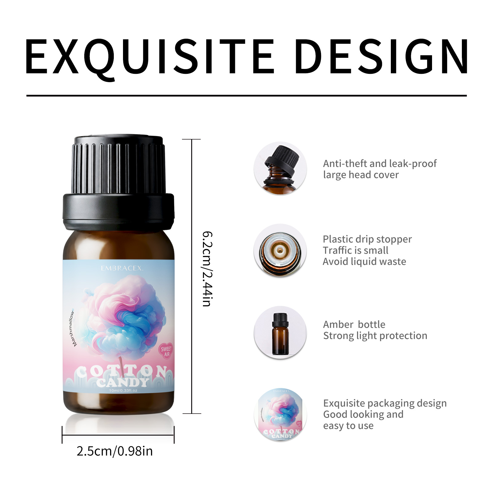 10ml Minyak Wangi Marshmallow/ - Perfume Fragrance Oil ulasan dan harga